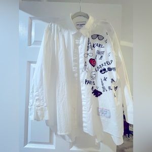 Karl Lagerfeld button up shirt